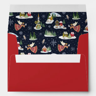 Enveloppe Mel Angel Paix sur Terre Photo Noël