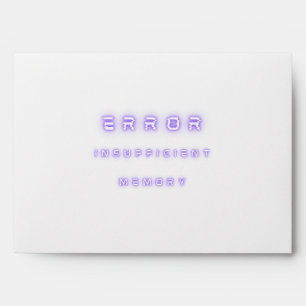 Enveloppe mémoire insuffisante