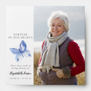 Enveloppe Memorial Seed Packet - Hommage Photo Papillon