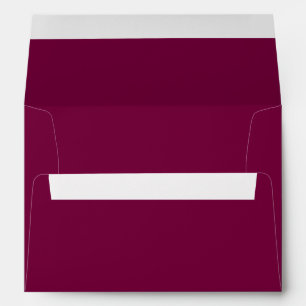 Enveloppe Merlot (couleur solide)