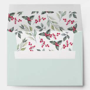 Enveloppe Merry Christmas Mistletoe