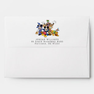 Enveloppe Mickey Halloween & ses amis