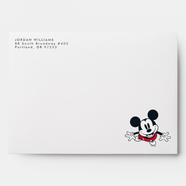Enveloppe Mickey Mouse | Cherchez Toujours À Vous (Devant)