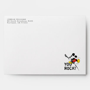 Enveloppe Mickey Mouse   T'Es Rocher, Papa !