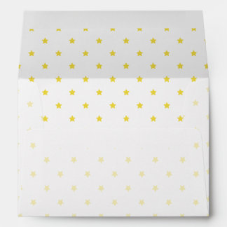 Enveloppe Micro Stars Golden Yellow - White
