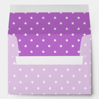Enveloppe Micro Stars White - Orchid Purple