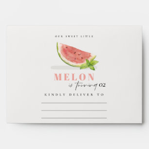 Enveloppe Mignonne Notre Petit Melon Rouge Vert N'Importe Qu