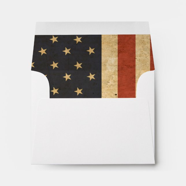 Enveloppe Militaire du camp de départ de l'armée du drapeau  (Dos (Bas))