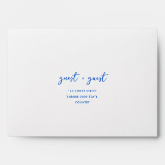 Enveloppe Minimal Hand Drawn Whimsical Doodle Wedding