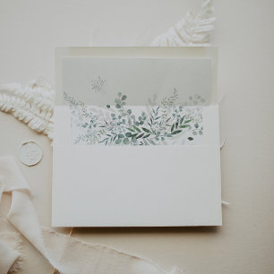 Enveloppe minimaliste de Faire-part de mariage Euc