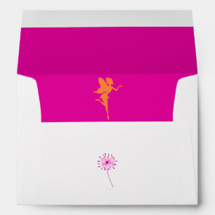 Enveloppe Minimaliste Fairy Girl Birthday Adresse de retour