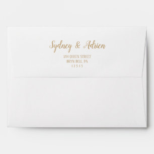 Enveloppe Minimaliste simple Faire-part de mariage d'images
