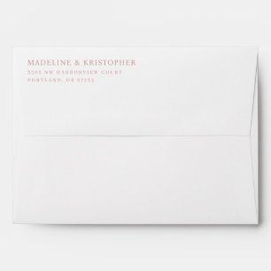 Enveloppe Minimaliste typographique noir élégant
