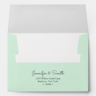 Enveloppe Mint A7 Envelope in minimalist & in inviting tone