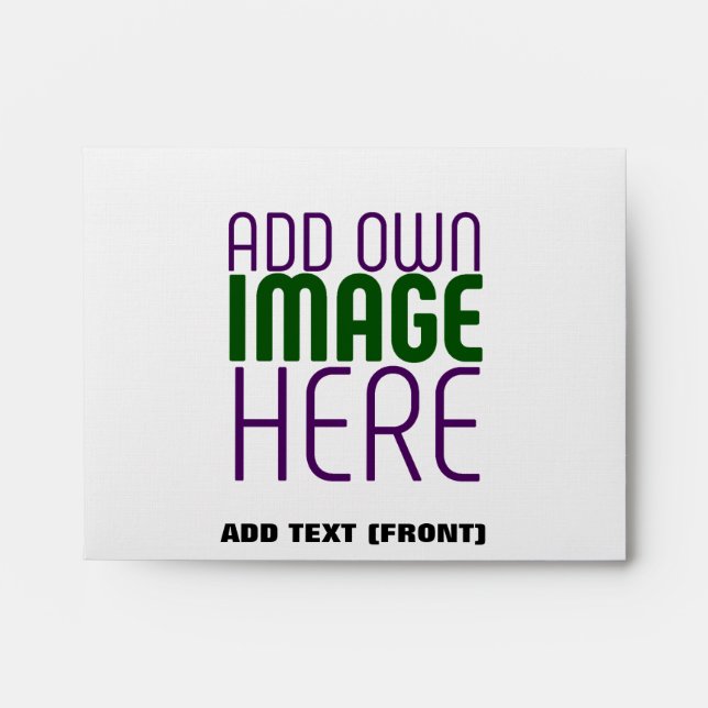 ENVELOPPE MODELE DE TEXTE D'IMAGE BLANC SIMPLE ÉDITABLE MODE (Devant)