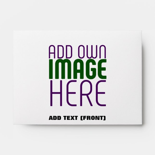 ENVELOPPE MODÈLE DE TEXTE D'IMAGE BLANCHE SIMPLE MODERNE (Devant)
