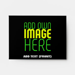 ENVELOPPE MODELE DE TEXTE D'IMAGE NOIRE SIMPLE ET MODIFIABLE