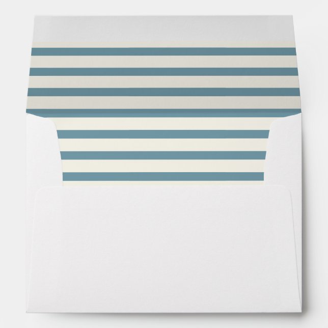 Enveloppe Modern Baby Shower Address Envelope (Dos (Bas))