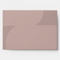 Modern Geometry Dusty Mauve Adresse de retour