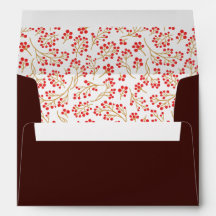 Moderne Design Brown motif floral Noël Enve