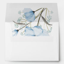 Moderne Elegant Chic Dusty Mariage bleu