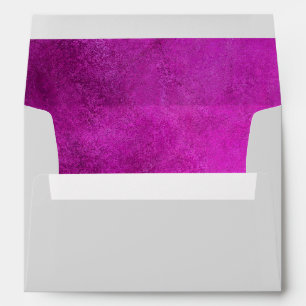 Enveloppe Moderne Plain Élégant Professionnel Rose violet