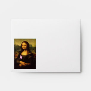 Enveloppe Mona Lisa Au Ruban Rose