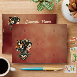 Enveloppe Monde floral vapeur magique
