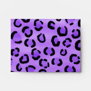 Enveloppe Monogramme pourpre de coutume d'empreinte de