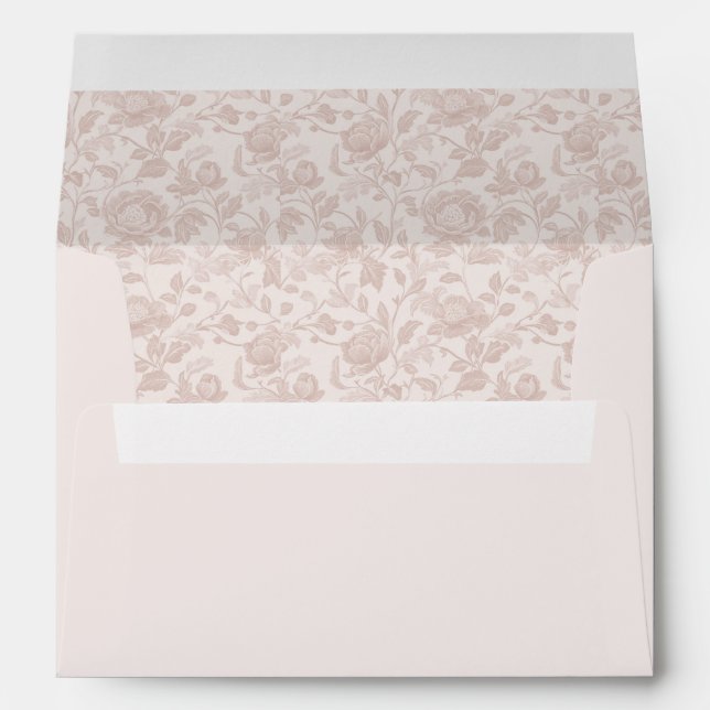 Enveloppe Monogrammes Mariages Vintages classiques (Dos (Bas))