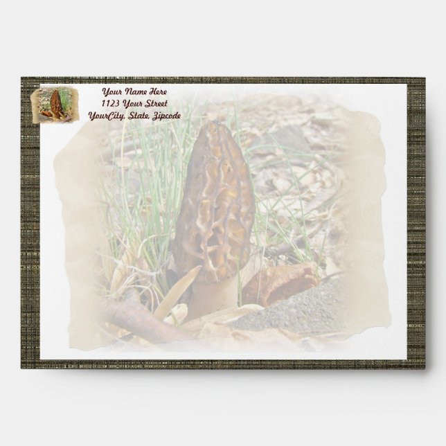 Enveloppe Morel Mushroom (Devant)