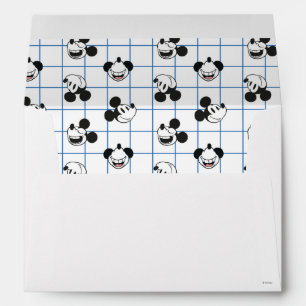 Enveloppe Motif à carreaux classique de Mickey Mouse sourian