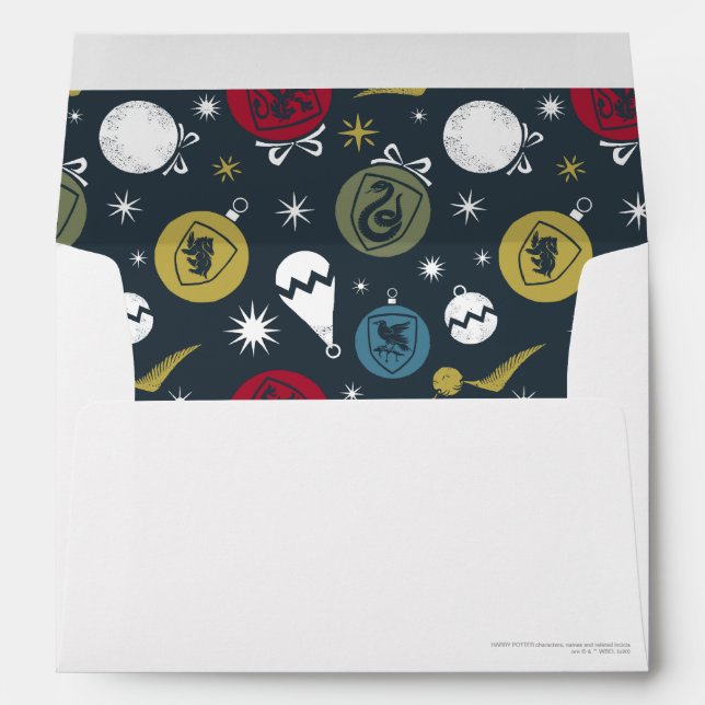 Enveloppe Motif Bauble Maison HOGWARTS™ (Dos (Bas))