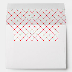 Enveloppe Motif Cartes Enveloppe-Rouge Coeur