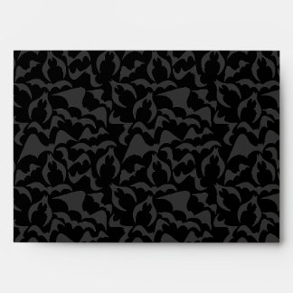 Enveloppe Motif Chauve-Souris Vampire Gothique