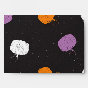 Enveloppe motif citrouille