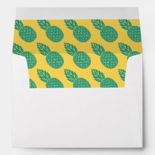 Enveloppe Motif d'ananas