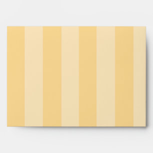 ENVELOPPE MOTIF DE BANDE JAUNE BLANCHE