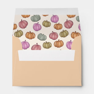 Enveloppe Motif de Citrouille couleur Whimsical