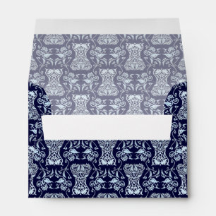 Enveloppe Motif de Damas de Corse Florale