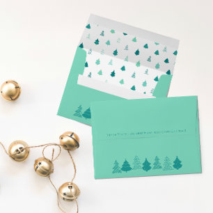 Enveloppe Motif de l'arbre de Noël