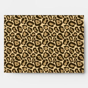 Enveloppe Motif de léopard sauvage
