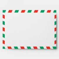 Motif de messagerie rouge et verte