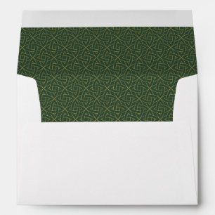 Enveloppe Motif de noeud celtique tissé