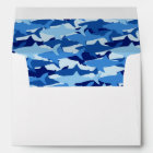 Motif de requin bleu