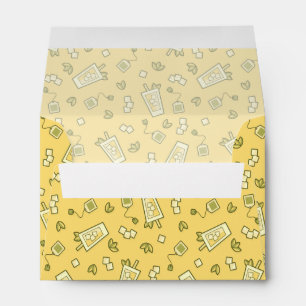 Enveloppe Motif de thé glacé