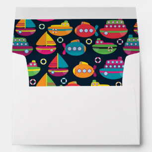 Enveloppe Motif de transport maritime