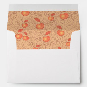Enveloppe Motif des pommes