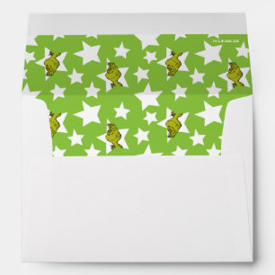 Enveloppe Motif d'étoile qui louche Grinch