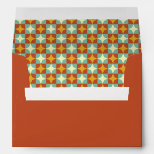 Enveloppe Motif diamant moderne du milieu du siècl